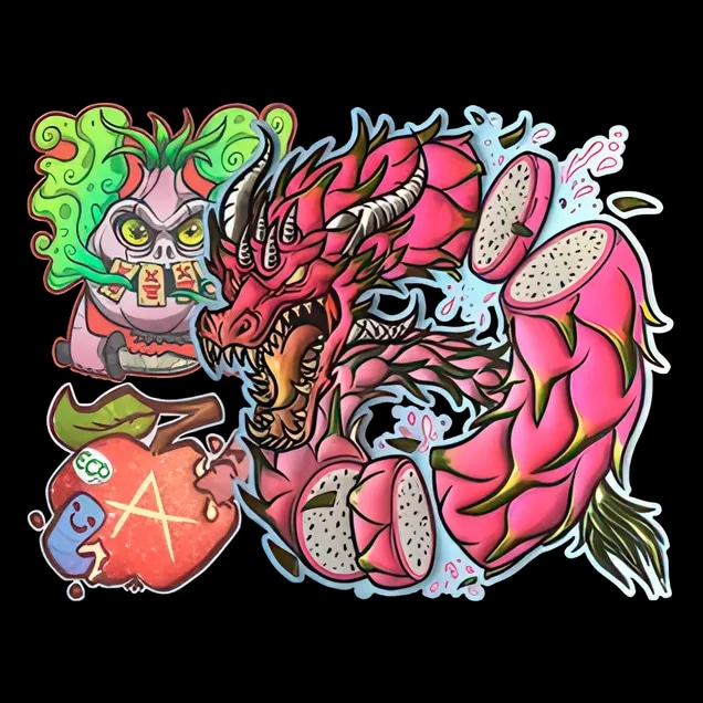 Fruits And Veggies Stickers