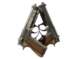 StatTrak™ Dual Berettas | Black Limba