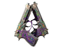 StatTrak™ Dual Berettas | Flora Carnivora