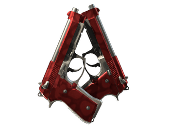 StatTrak™ Dual Berettas | Hemoglobin