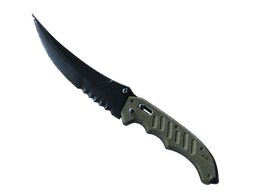 ★ StatTrak™ Flip Knife | Blue Steel