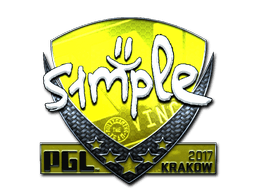 Sticker | s1mple | Krakow 2017