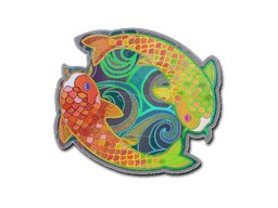 Sticker | Twin Koi
