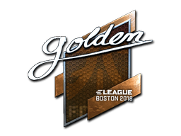 Sticker | Golden | Boston 2018