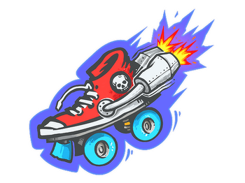 Sticker | Rocket Skates