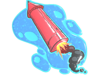 Sticker | Big Red Rocket