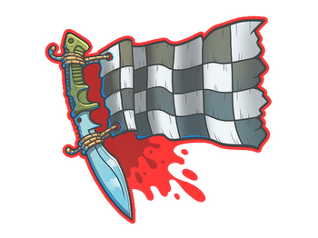 Sticker | Checkered Kukri