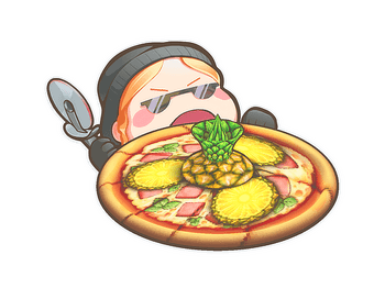 Sticker | Pineapple On Pizza