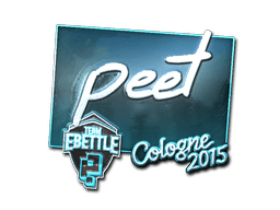 Sticker | peet | Cologne 2015
