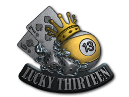 Sticker | Lucky 13